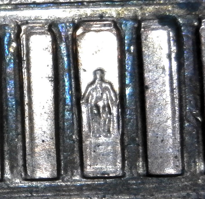 2003-P-Lincoln-Memorial-Cent-With-Nice-Column-Bar-DDR!-To-The-Right